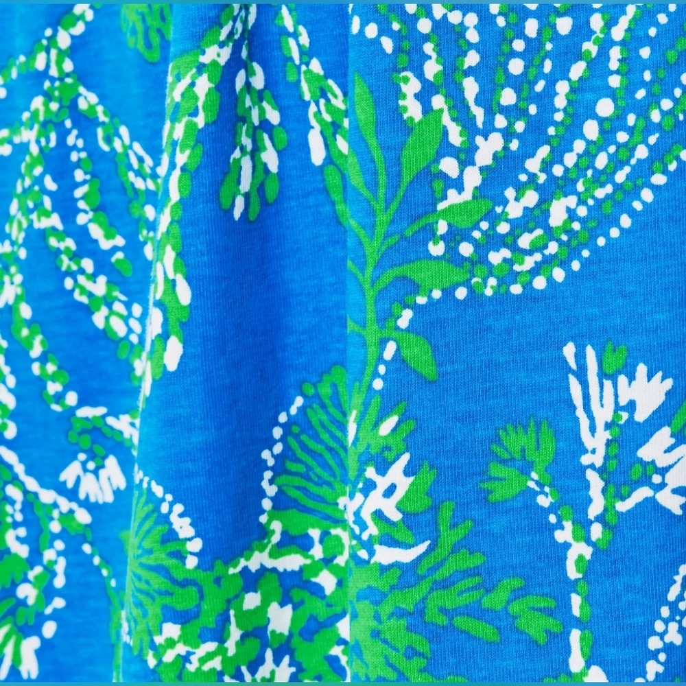 Lilly Pulitzer NWT Jannie V-Neck Cotton Dress Briny Blue A Bit Salty - Picture 6 of 6